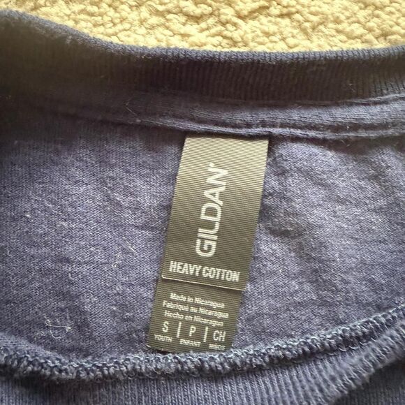 Unbranded Women's Navy and Blue T-shirt - Picture 3 of 3